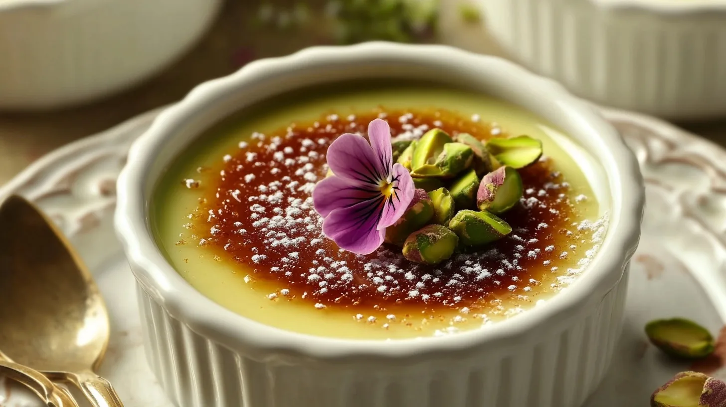 How to Make Pistachio Crème Brûlée: A Step-by-Step Guide