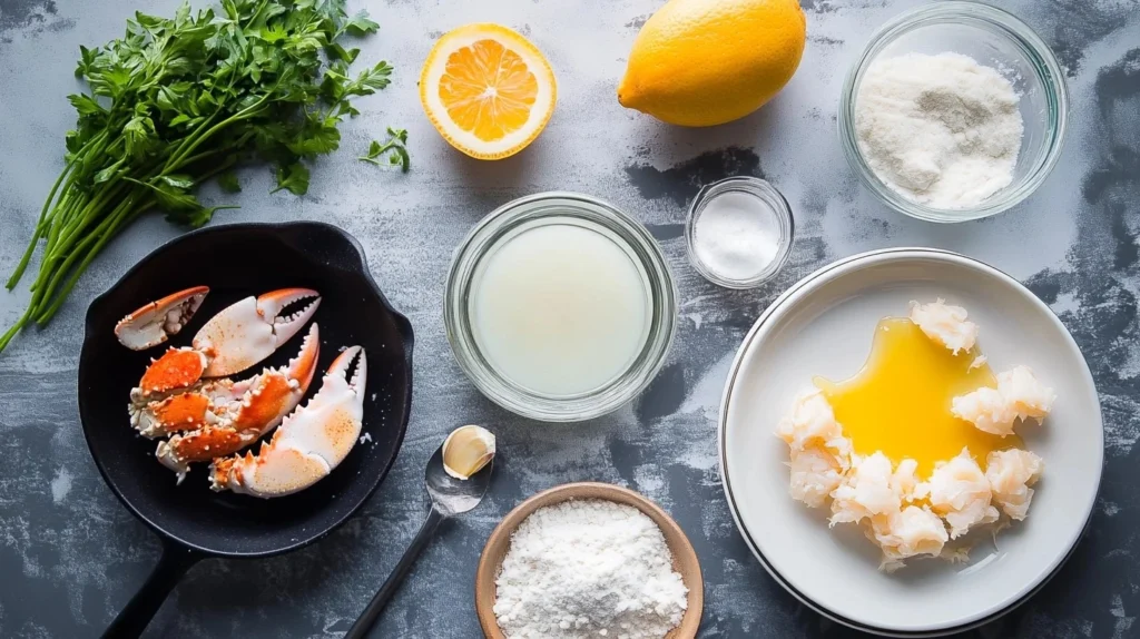 crab brulee ingredients