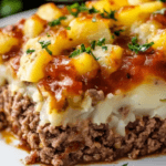 cowboy meatloaf and potato casserole