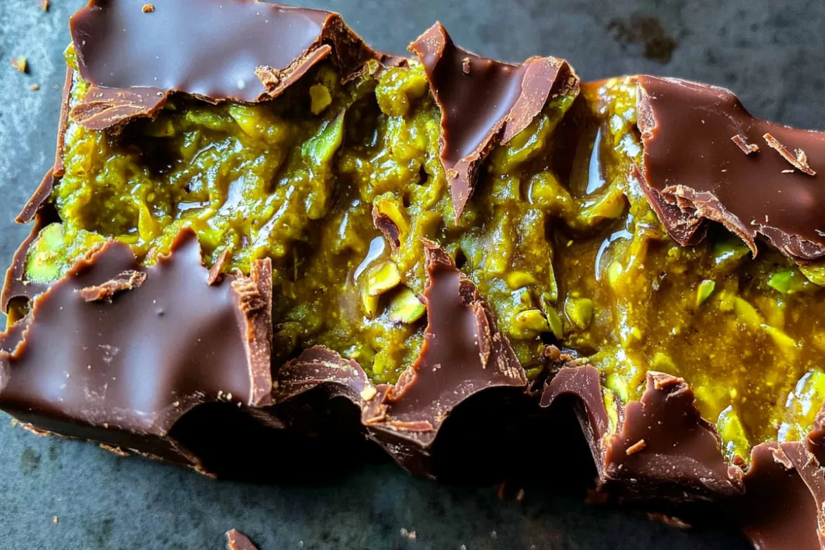pistachio chocolate bar