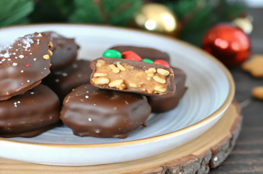 salted caramel chocolate pretzels - v1